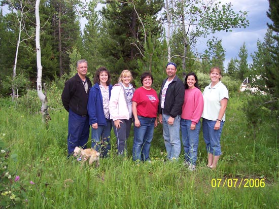 2006 family reunion in Yellowstone National Park